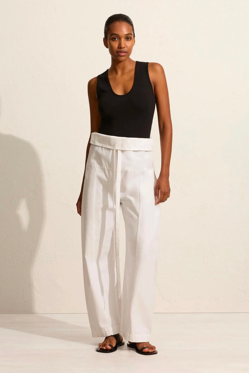 DEEP U TANK-BLACK Tops Matteau