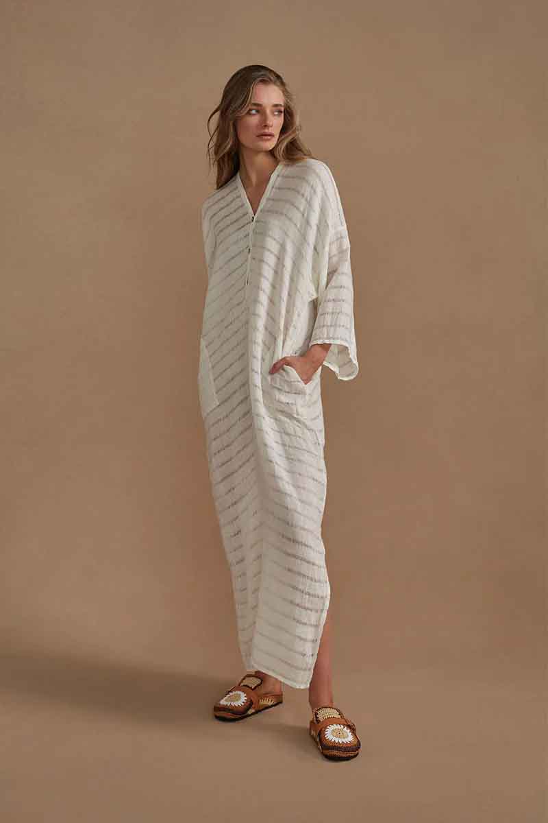 ZALI DRESS-PANNA WHITE Dress Estilo Emporio XS Panna White
