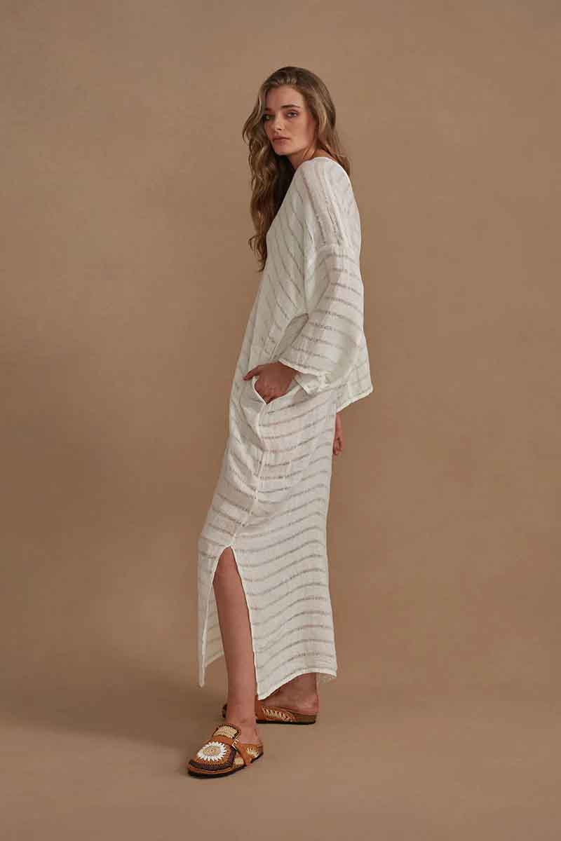 ZALI DRESS-PANNA WHITE Dress Estilo Emporio