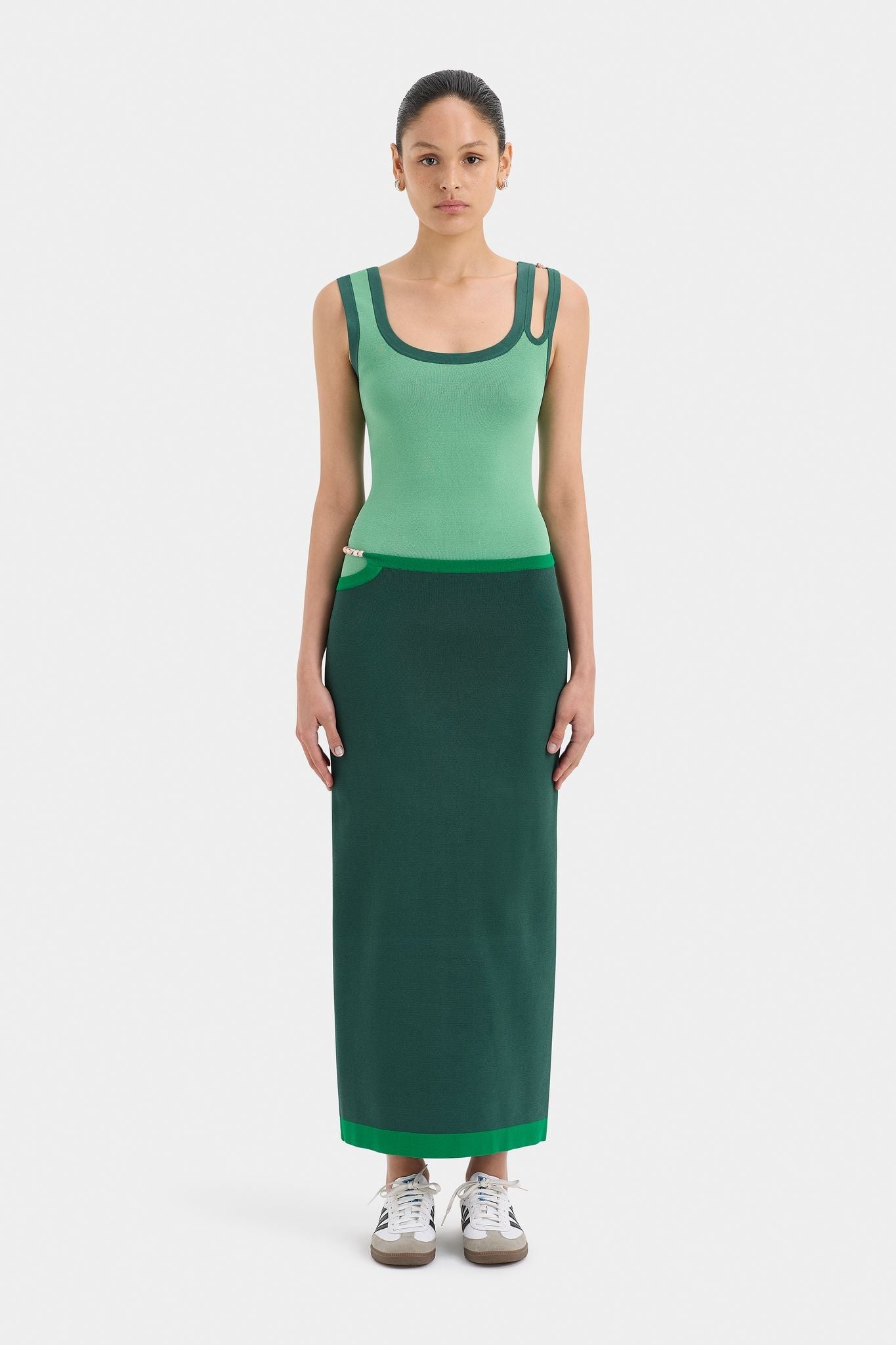 SALVADOR TANK-EMERALD Tops SIR. OP Emerald
