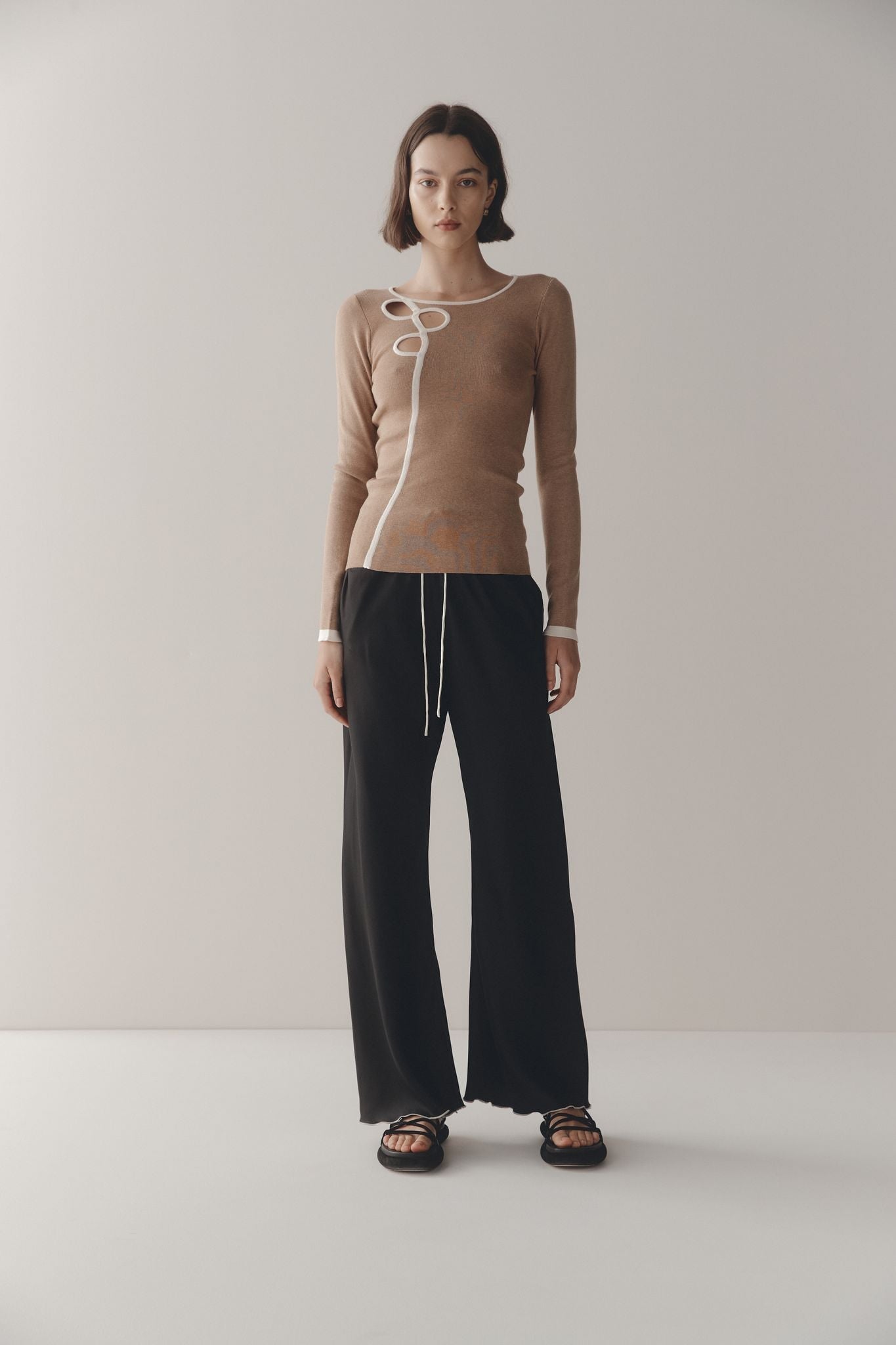 MISA TOP-CAMEL/IVORY. Tops MARLE