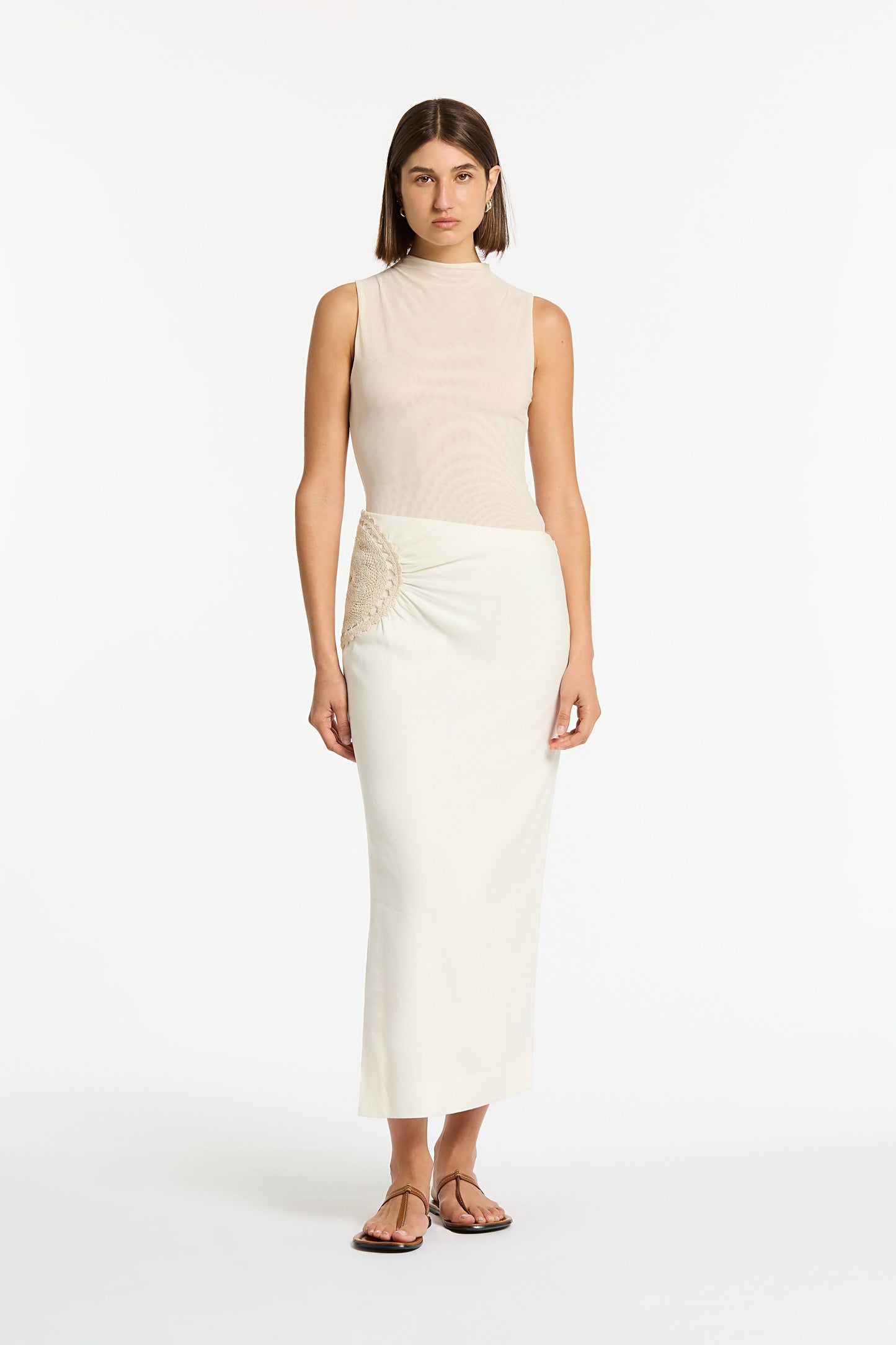 ATACAMA MIDI SKIRT-NATURAL Skirts SIR.