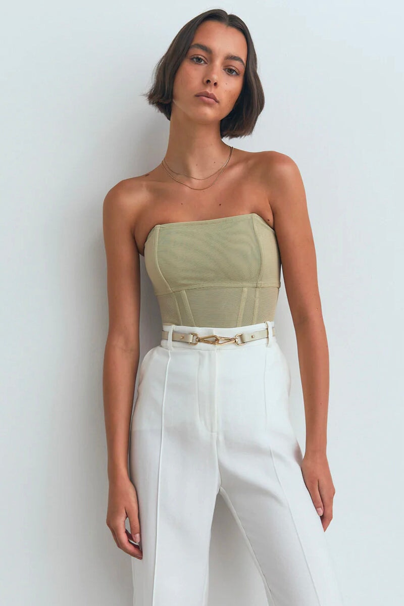 BRAMWELL PANT-IVORY Tops Viktoria and Woods