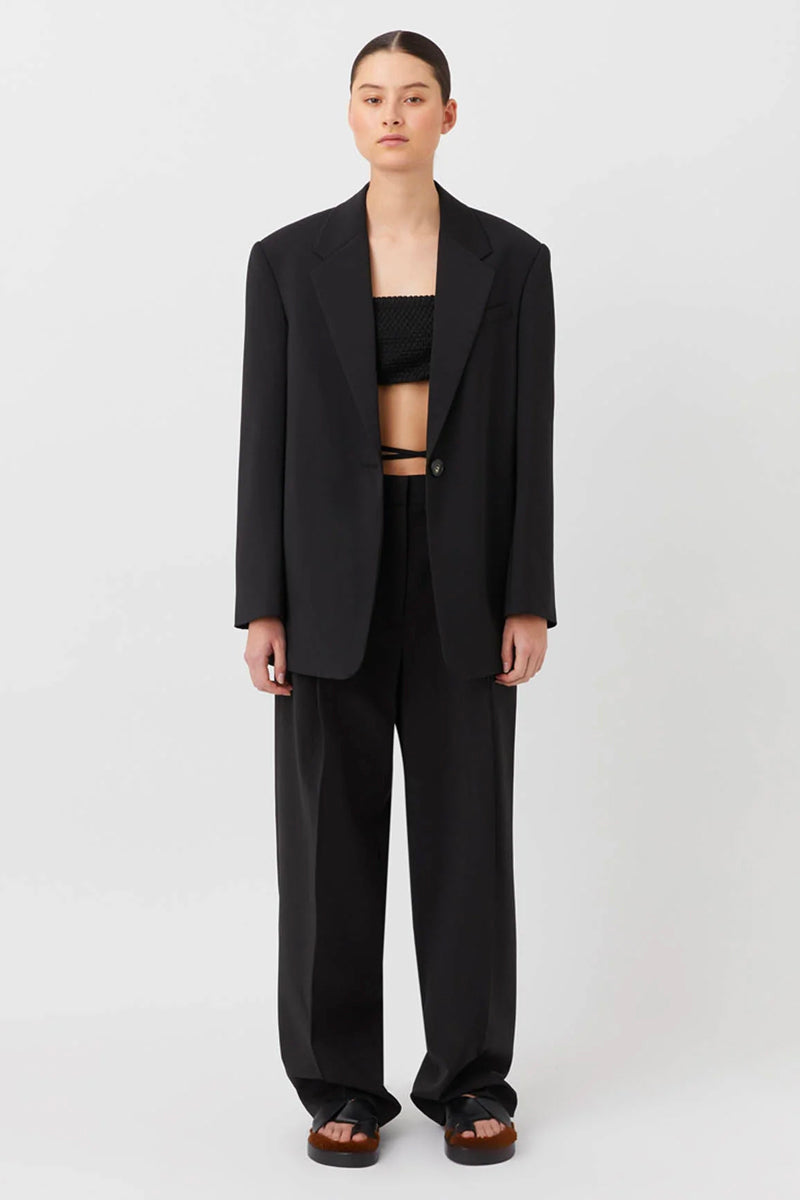 ADRIEN BANDEAU TOP-BLACK Tops Camilla and Marc