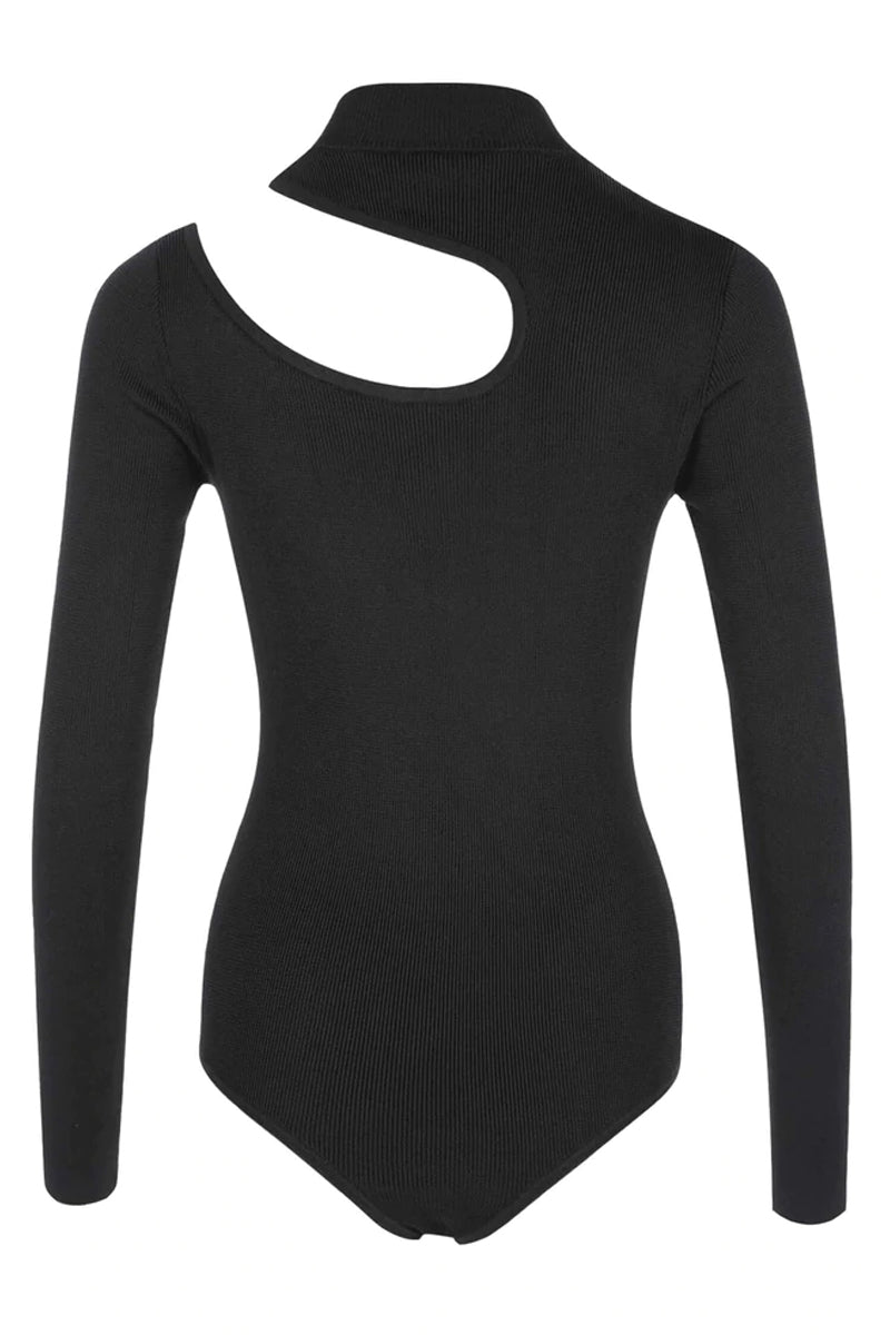 RIB KNITTED BODYSUIT Knitwear Auteur