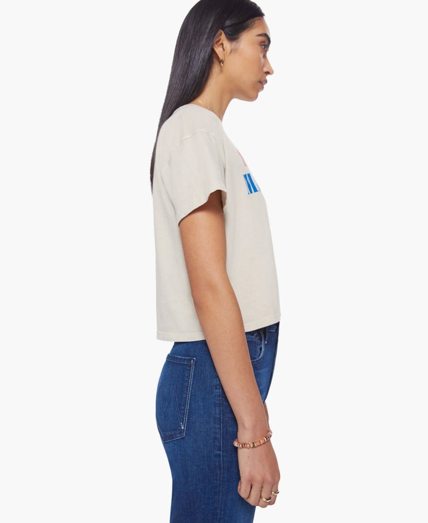 THE GRAB BAG CROP TEE-MAGNETISME Tops MOTHER