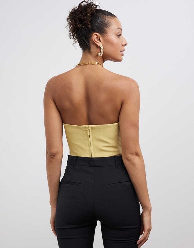 BRIXTON BODICE-MUSTARD YELLOW Tops Camilla and Marc