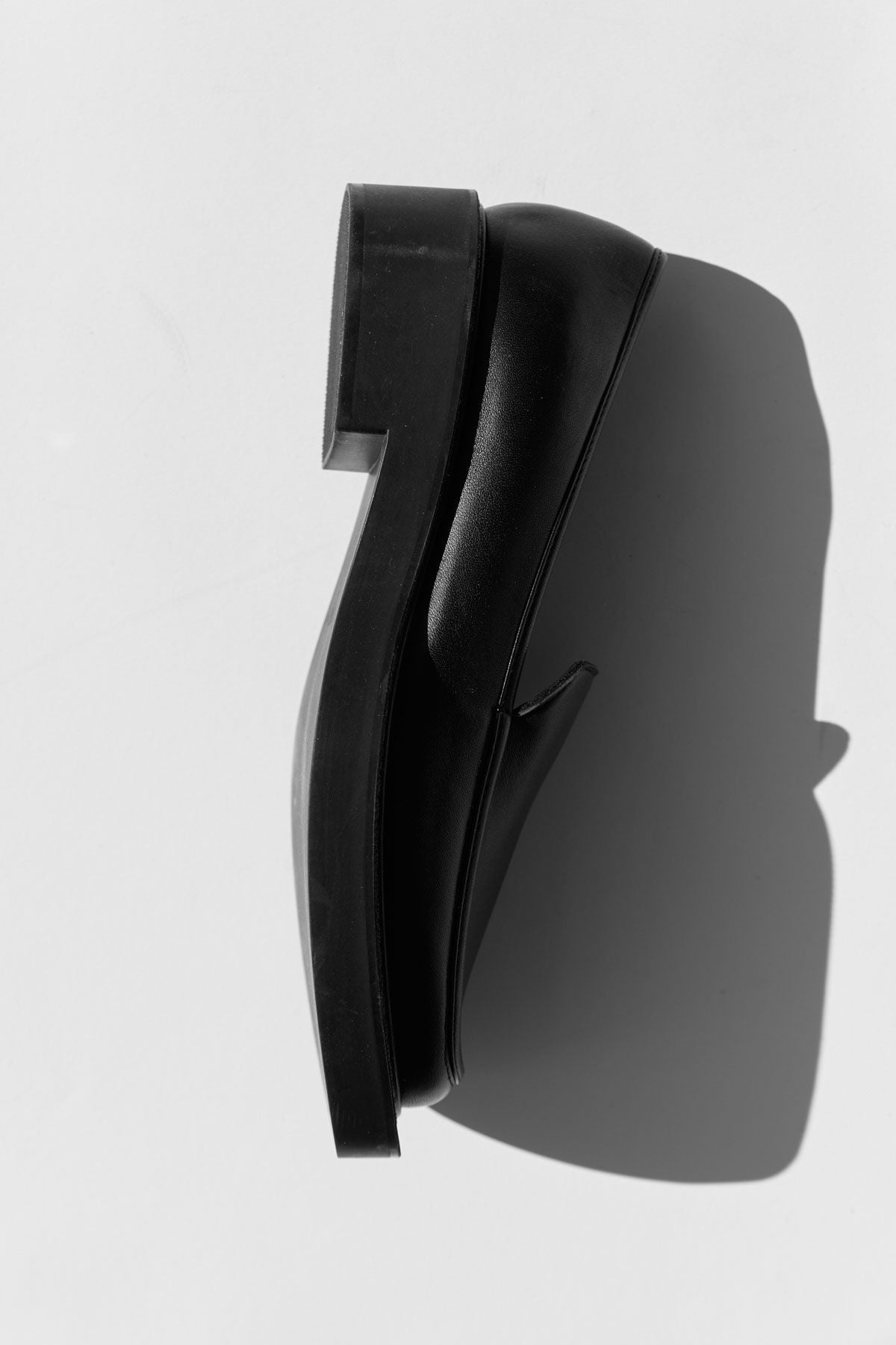 SQUARE LOAFER-BLACK Shoes ST AGNI