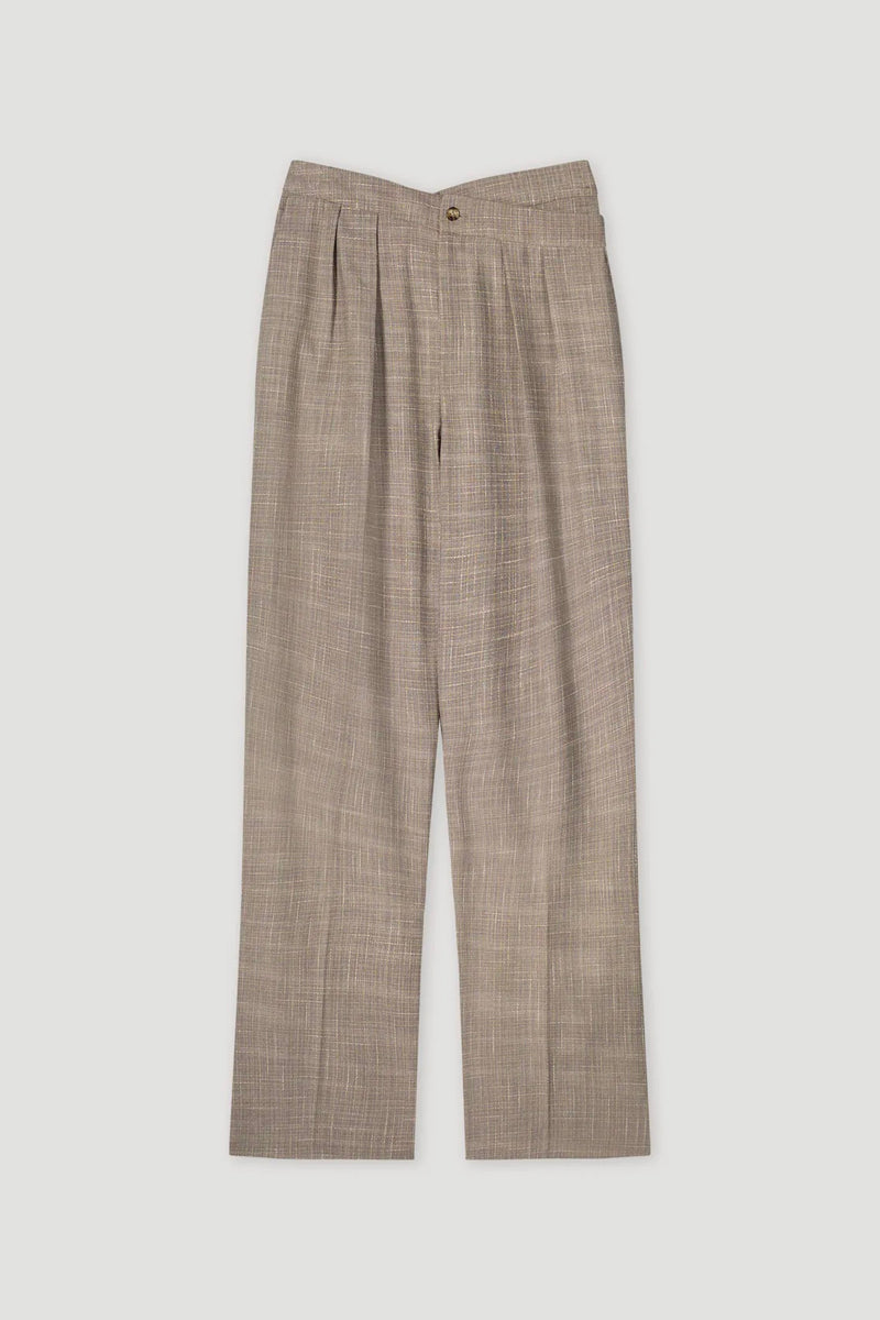 SIONA TOUSER-SISAL MELANGE Pants Róhe 36 Sisal Melange