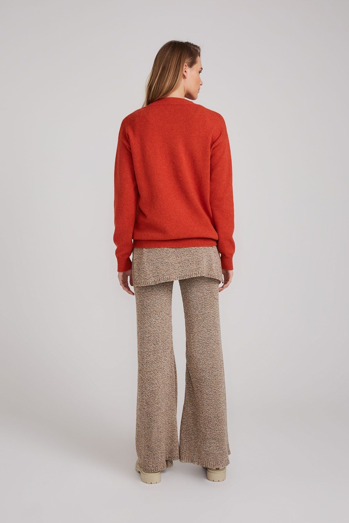 ROUND NECK JUMPER-FURNACE GRANDA Knitwear Estilo Emporio