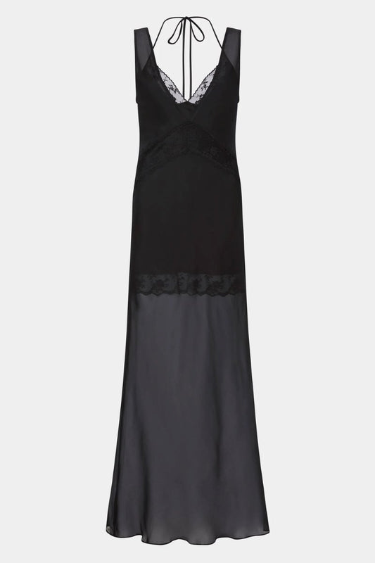 AVELLINO LACE LAYER DRESS-BLACK Dress SIR. 