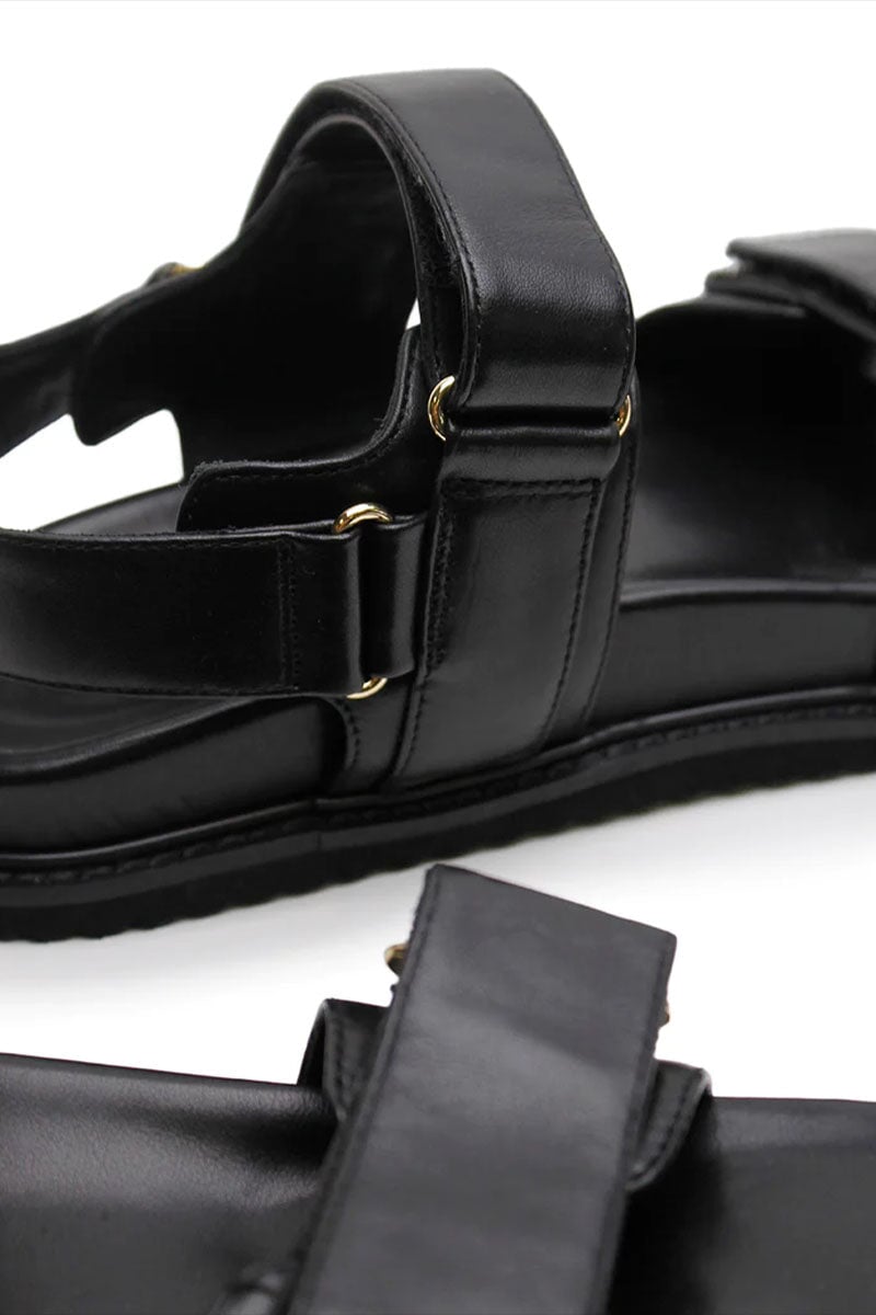 ISLA SANDAL-BLACK Shoes LA TRIBE 