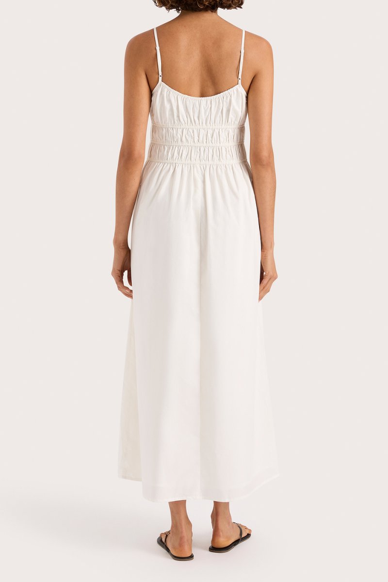 MARIANNE MIDI DRESS-WHITE Midi Dress Faithfull the Brand 