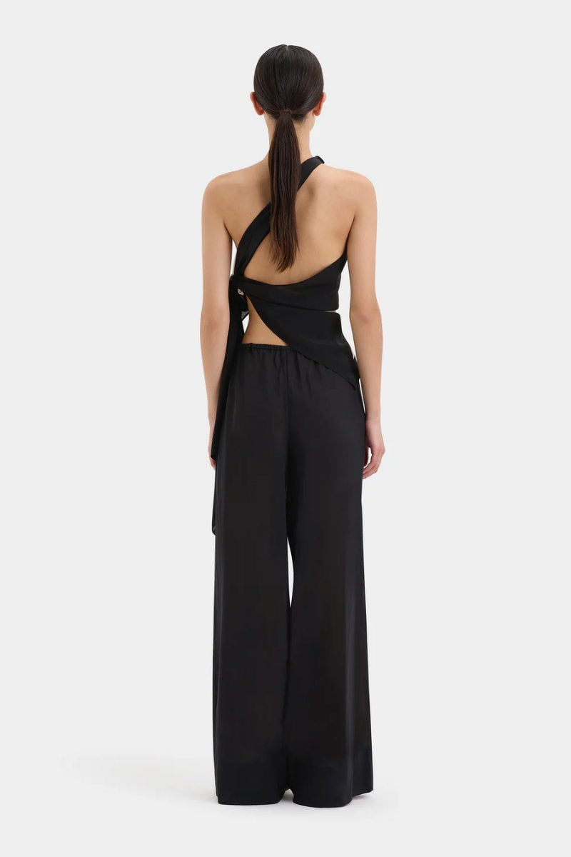 PIETRA WRAP TOP-MILANO NERO Tops SIR. 
