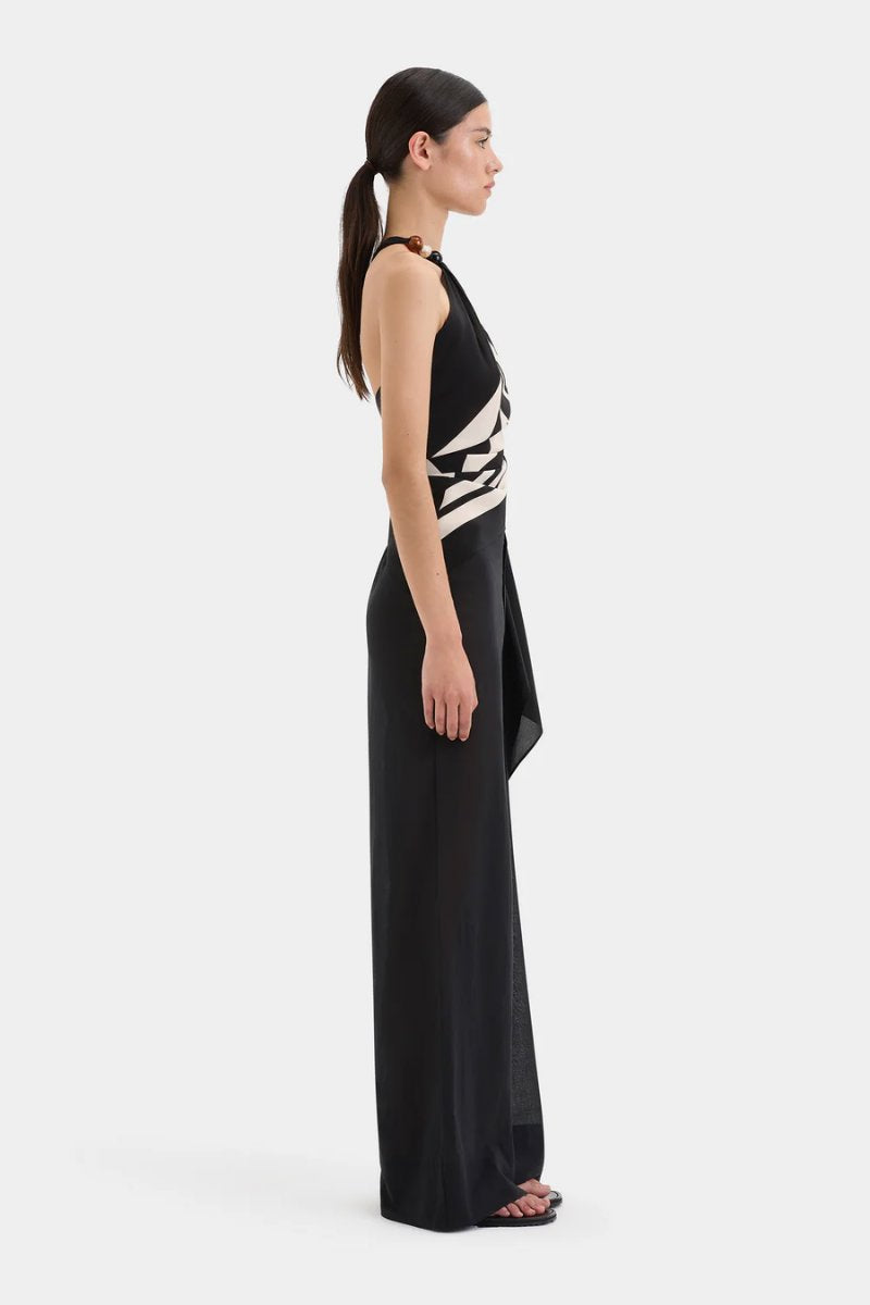 PIETRA WRAP TOP-MILANO NERO Tops SIR. 
