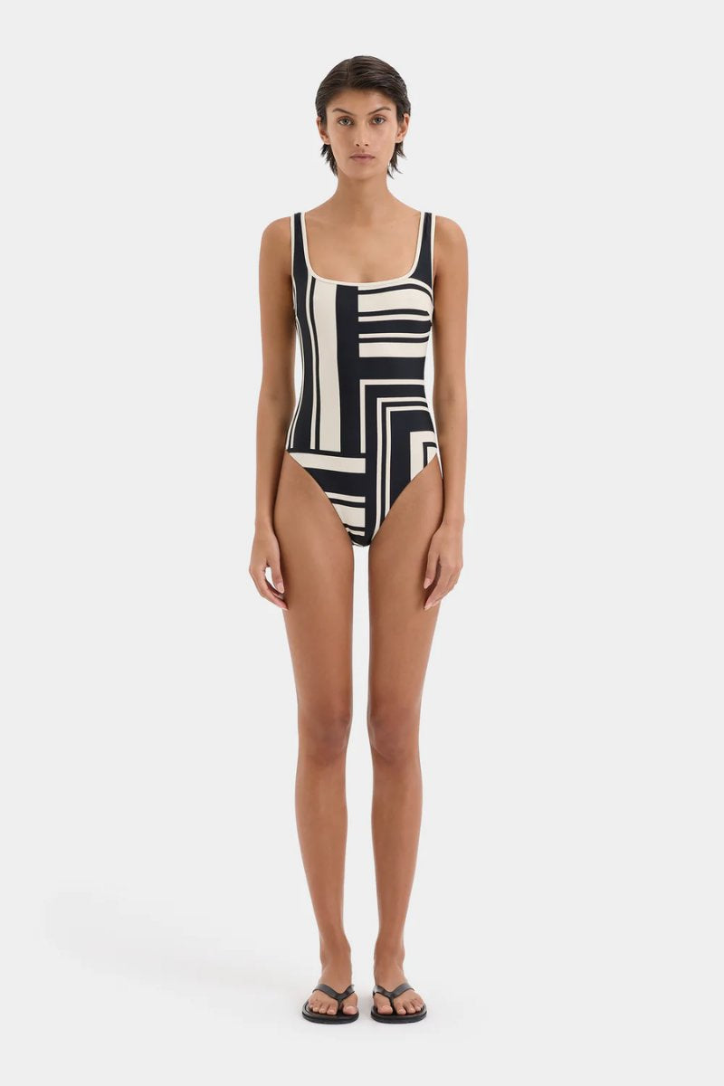 PIETRA ONE PIECE-MILANO NERO Swim SIR. 