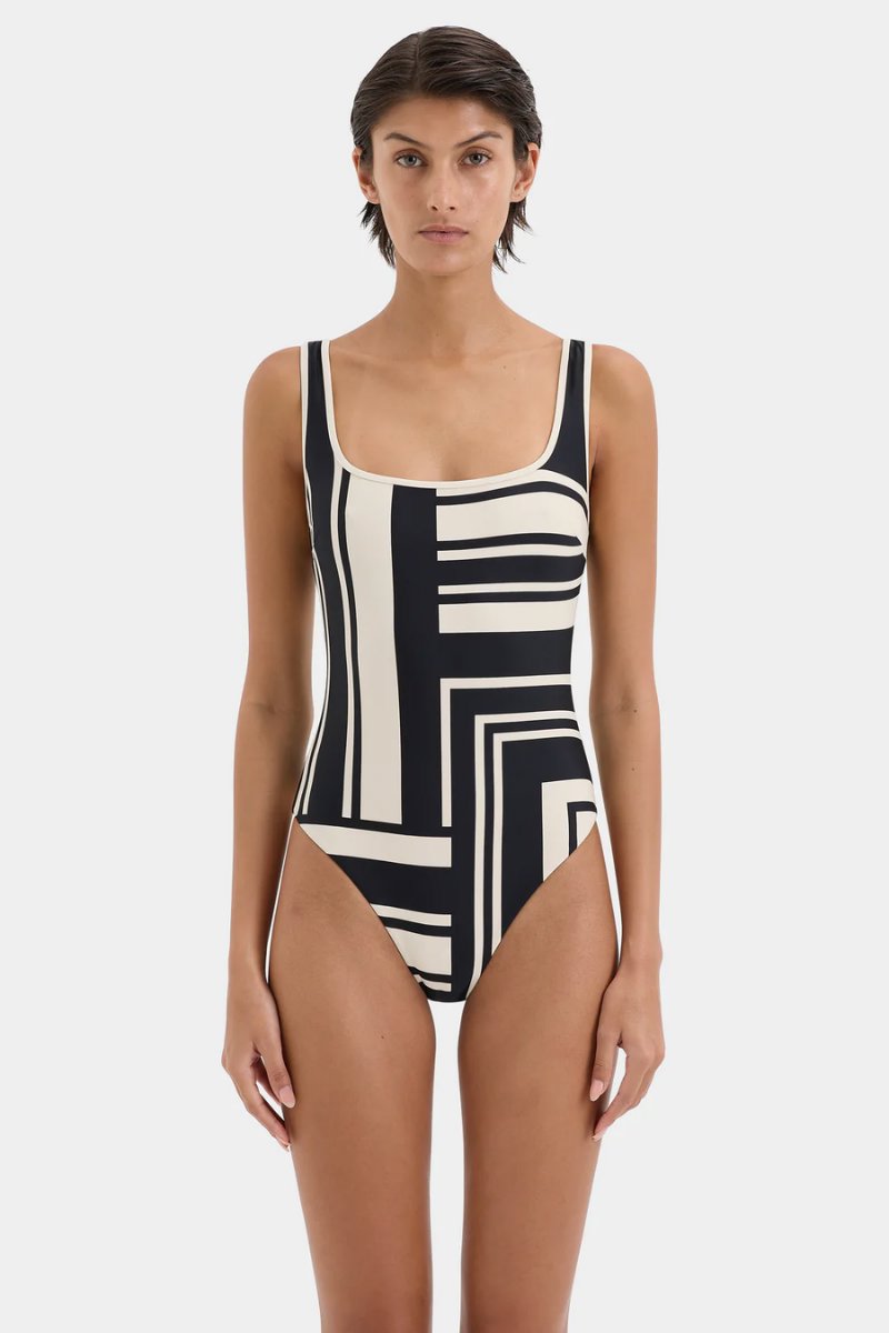 PIETRA ONE PIECE-MILANO NERO Swim SIR. 