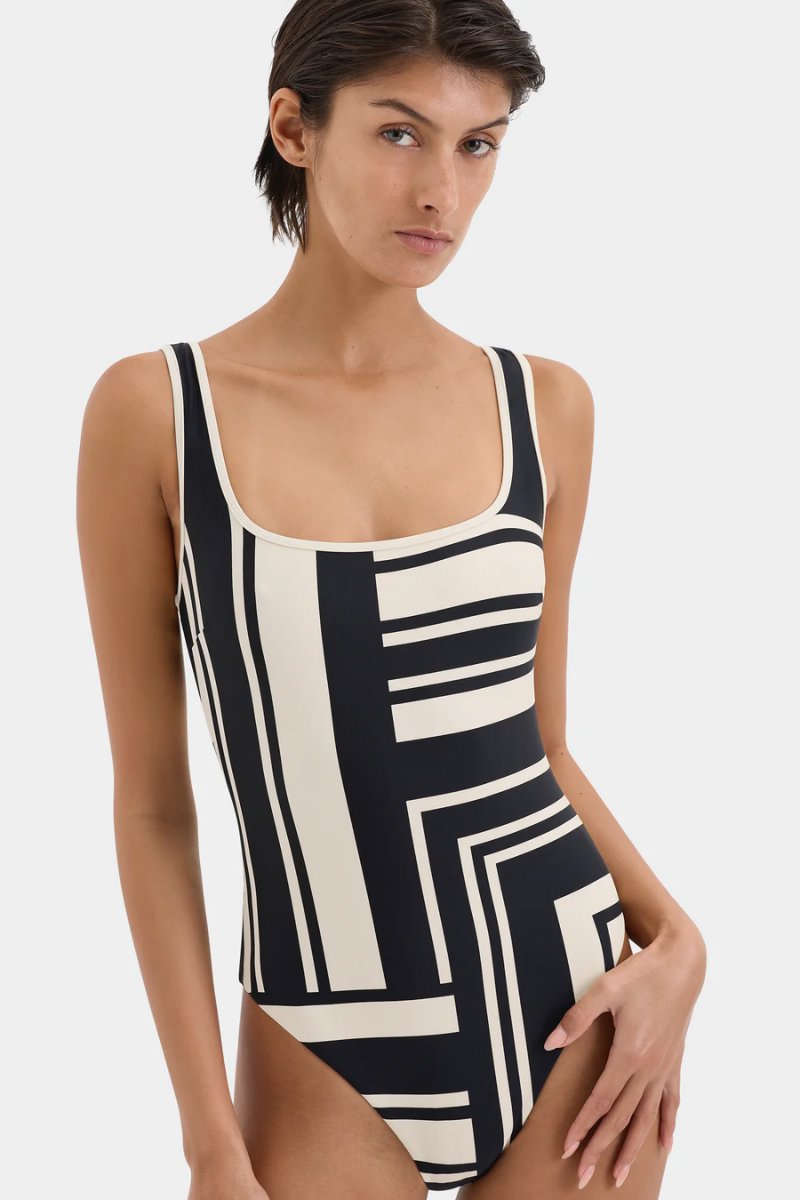 PIETRA ONE PIECE-MILANO NERO Swim SIR. 