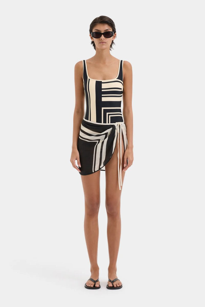 PIETRA ONE PIECE-MILANO NERO Swim SIR. 
