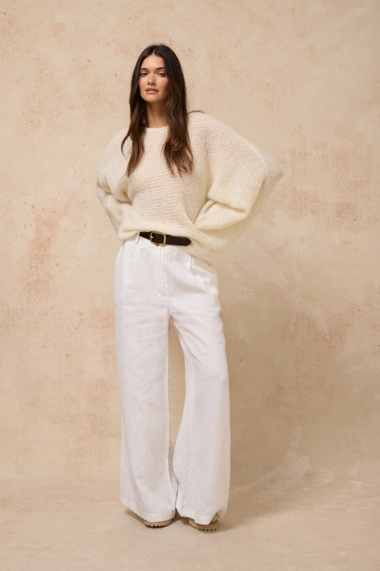 PLAYA JUMPER-OFF WHITE Knitwear Estilo Emporio 