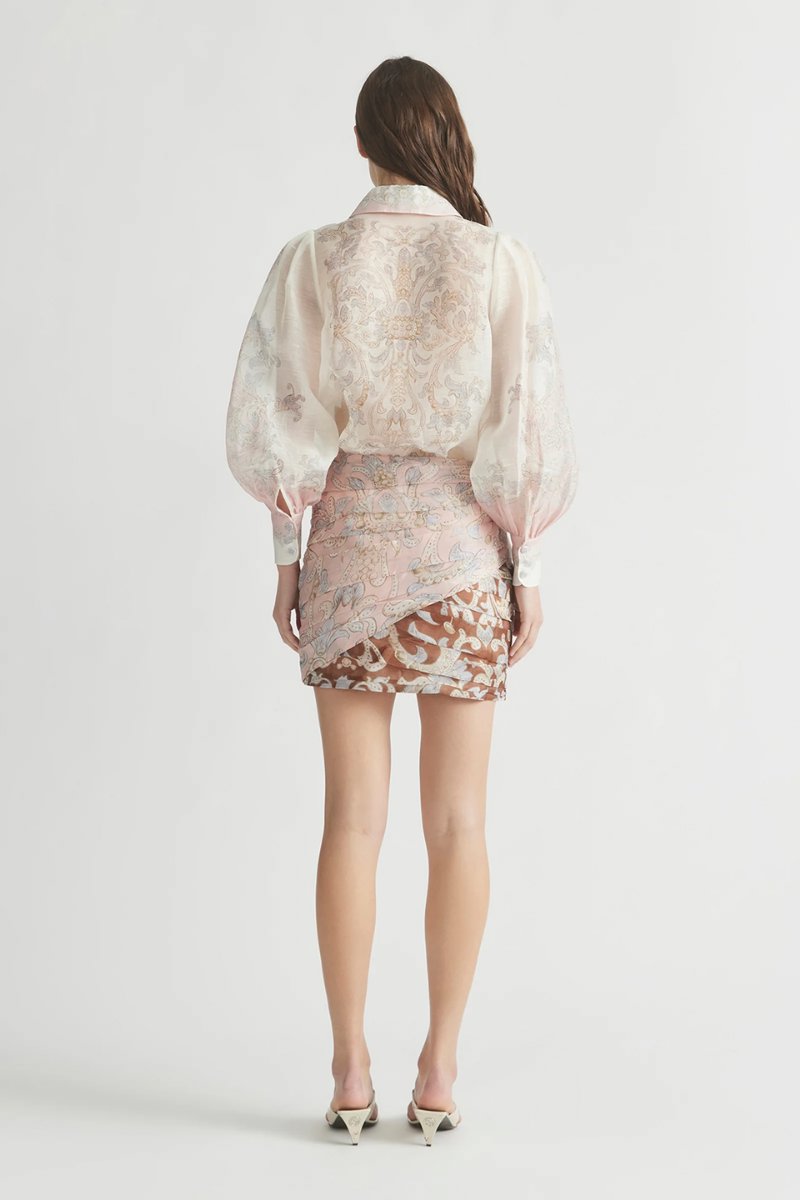BITTER SWEET TUCK MINI SKIRT-SPLICED Skirts ANTIPODEAN 