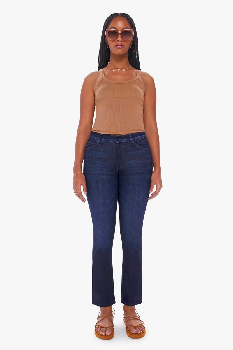 THE MID RISE DAZZLER ANKLE-NOW OR NEVER Denim MOTHER 24 Now or Never 