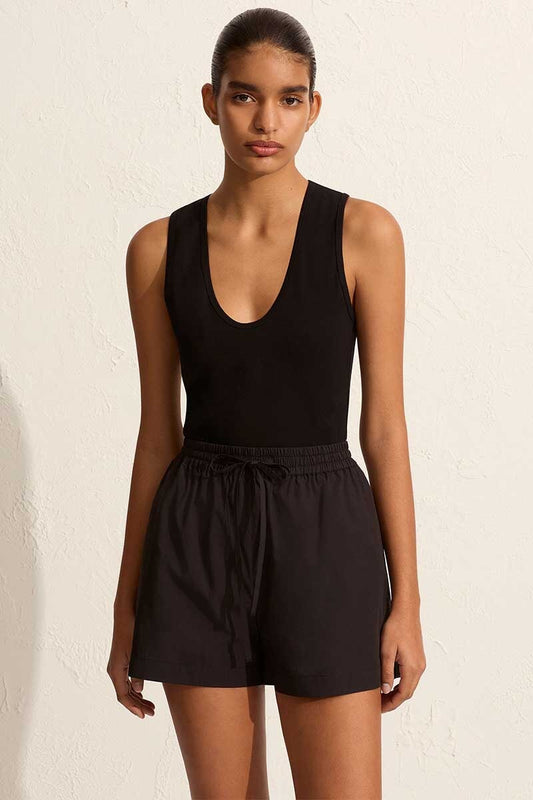 RELAXED SHORT-BLACK Shorts Matteau 1 Black 