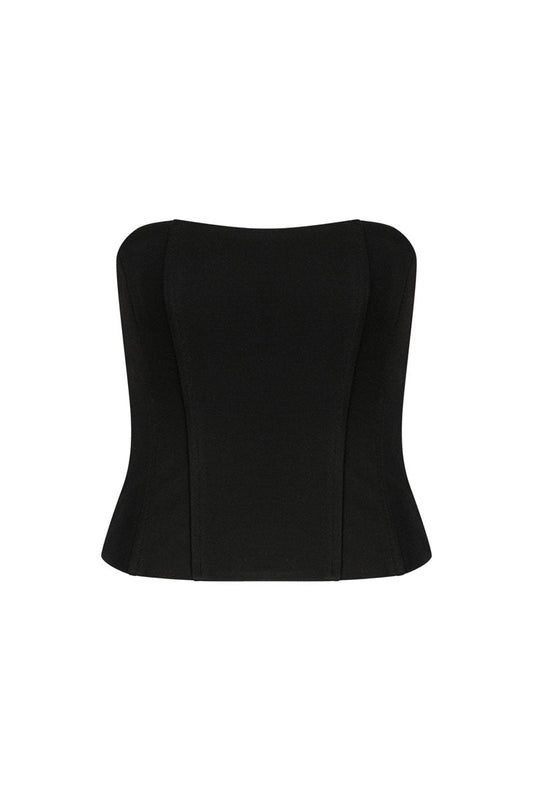 CHIARA CORSET-BLACK Tops Auteur XS Black 