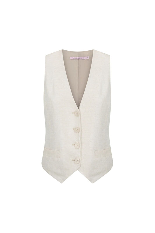 BALMY VEST-WHEAT Jackets HANSEN AND GRETEL XS Wheat 