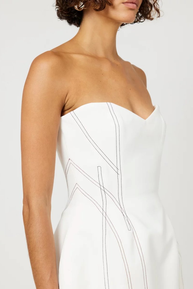 THEIA DRESS-CREAM Mini Dress Camilla and Marc 