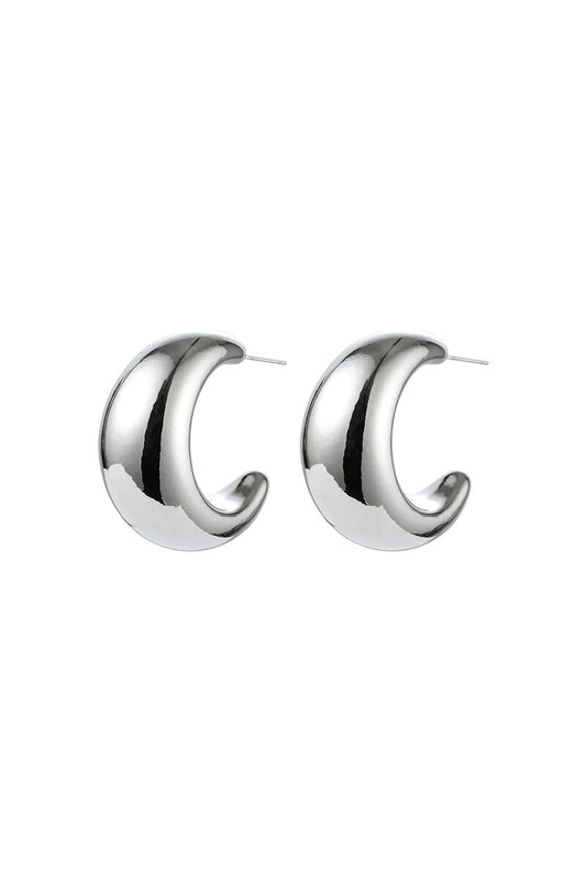 POOLSIDE HOOPS-GUN Jewellery Anna Rossi Jewellery Uni Gun 