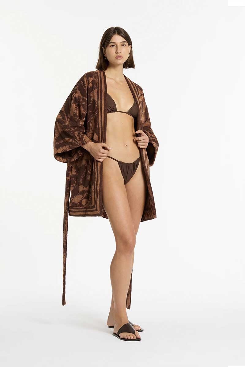 MAR TERRY ROBE-CHOCOLATE TERRY Swim SIR. 