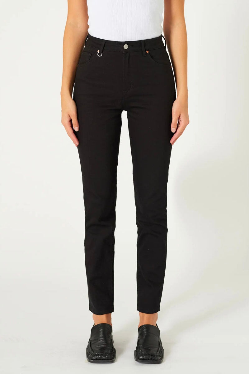 LEXI STRAIGHT STAY BLACK-JET BLACK Denim NEUW 24 Jet Black 