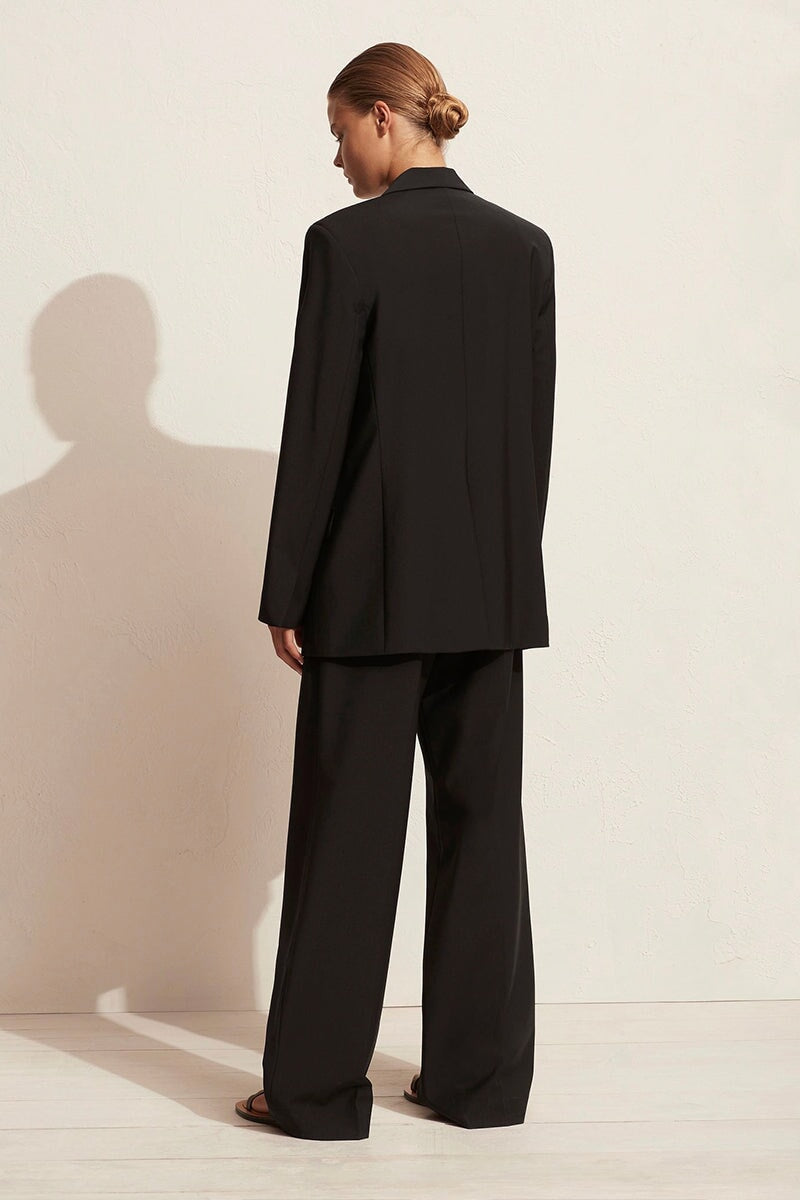 RELAXED TAILORED TROUSER-BLACK Pants Matteau 