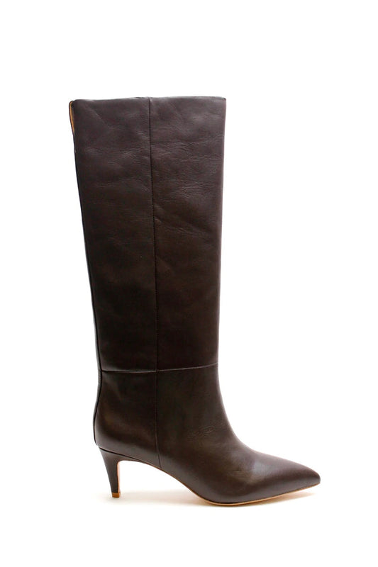 SLOANE KNEE HIGH BOOT-DARK CHOCOLATE Shoes LA TRIBE 36 Dark Chocolate 