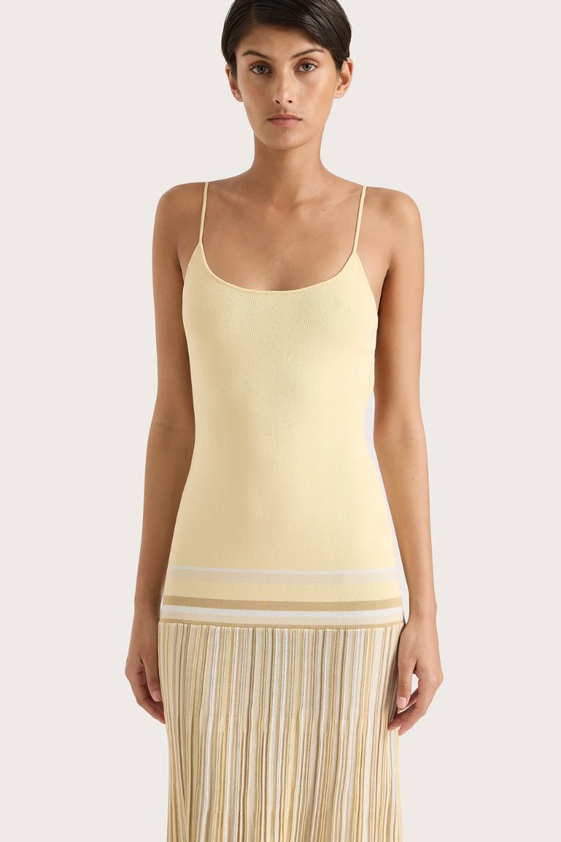 CITARA MAXI DRESS-BUTTER STRIPE Maxi Dress Faithfull the Brand 