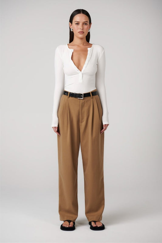 LARA BODYSUIT-WHITE Tops Bayse 