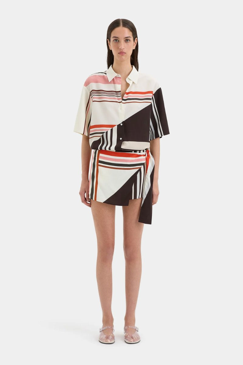 THISTLE MINI SKORT-ROSE BAIADERA Skirts SIR. 