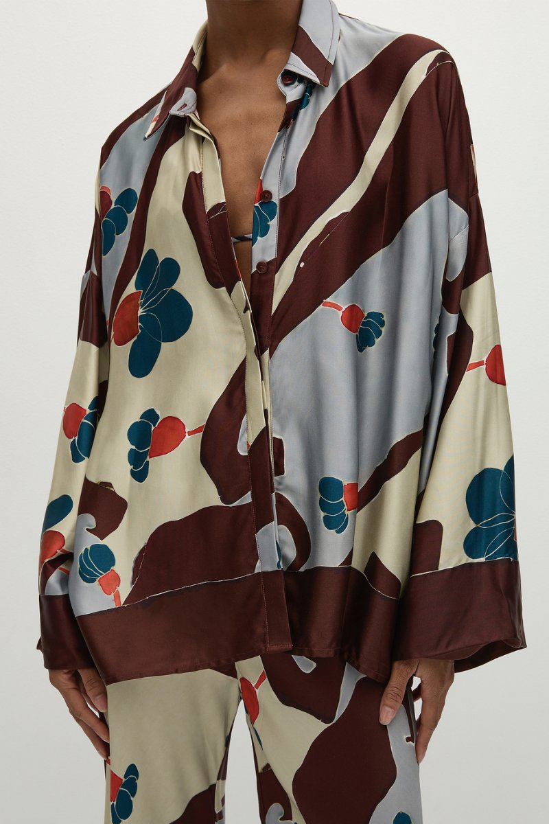 KARYS SHIRT-MANDRAKI FLORAL Tops Faithfull the Brand 