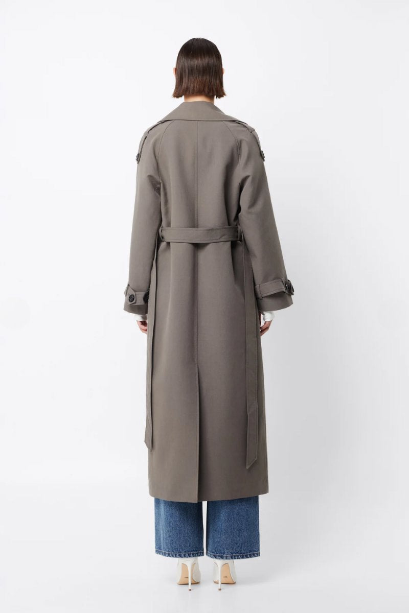 FRANKLIN TRENCH COAT-CHARCOAL Jackets MOSSMAN 