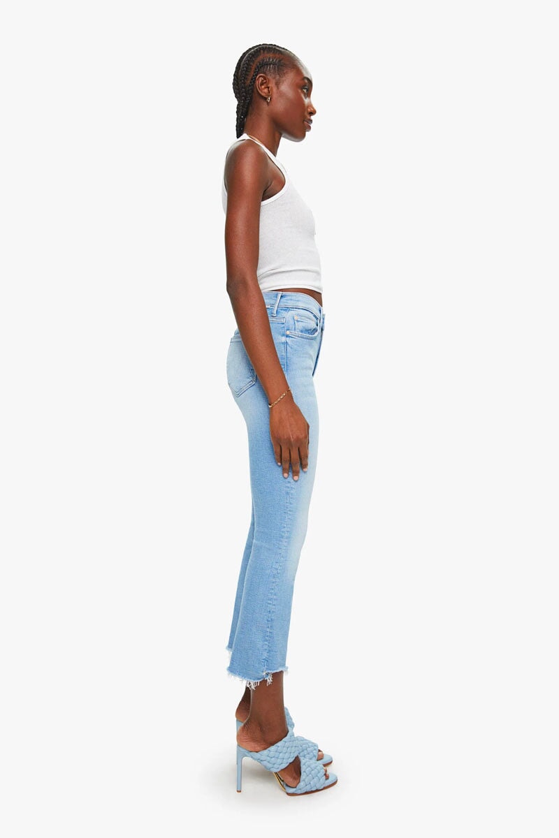 THE INSIDER CROP STEP FRAY-LIMITED EDITION Denim MOTHER 