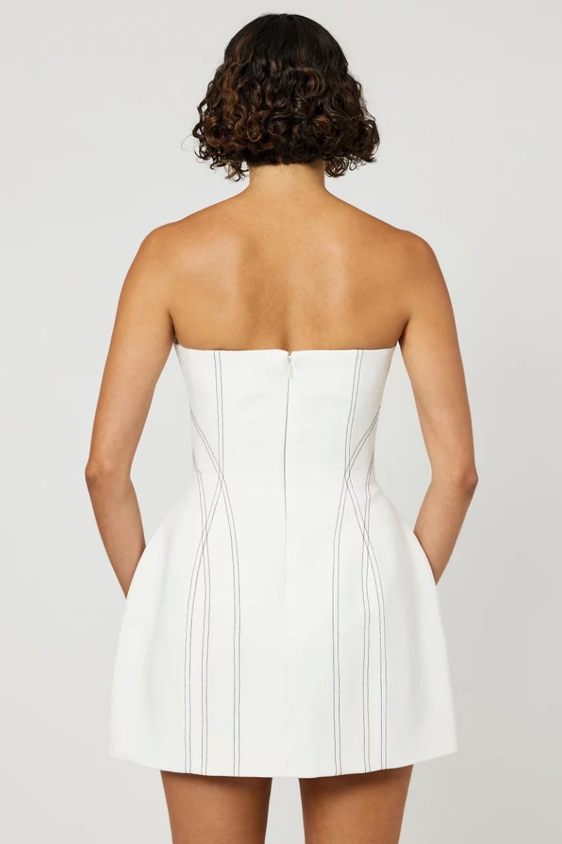 THEIA DRESS-CREAM Mini Dress Camilla and Marc 