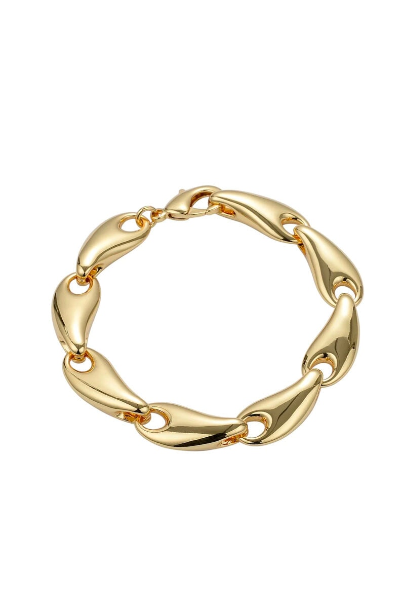 DROPLET BRACELET-GOLD Jewellery Anna Rossi Jewellery Uni Gold 