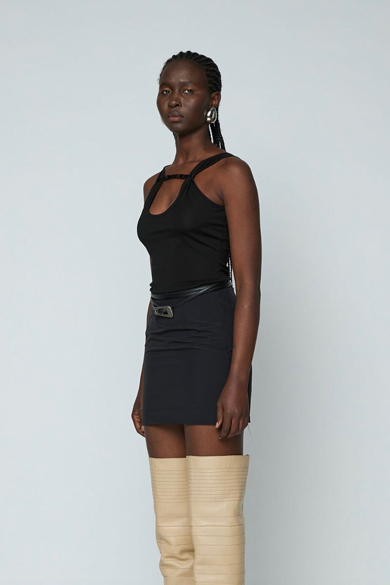 SOPHIA MINI SKIRT-BLACK Skirts Wynn Hamlyn 