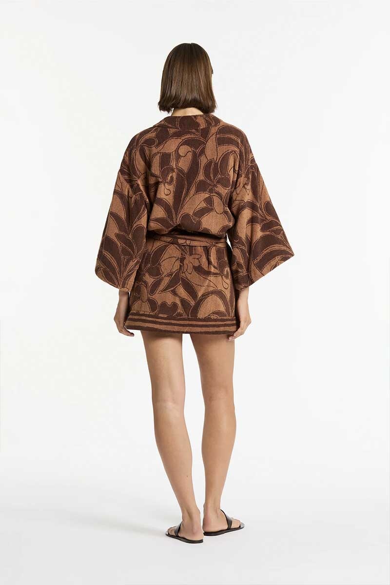 MAR TERRY ROBE-CHOCOLATE TERRY Swim SIR. 