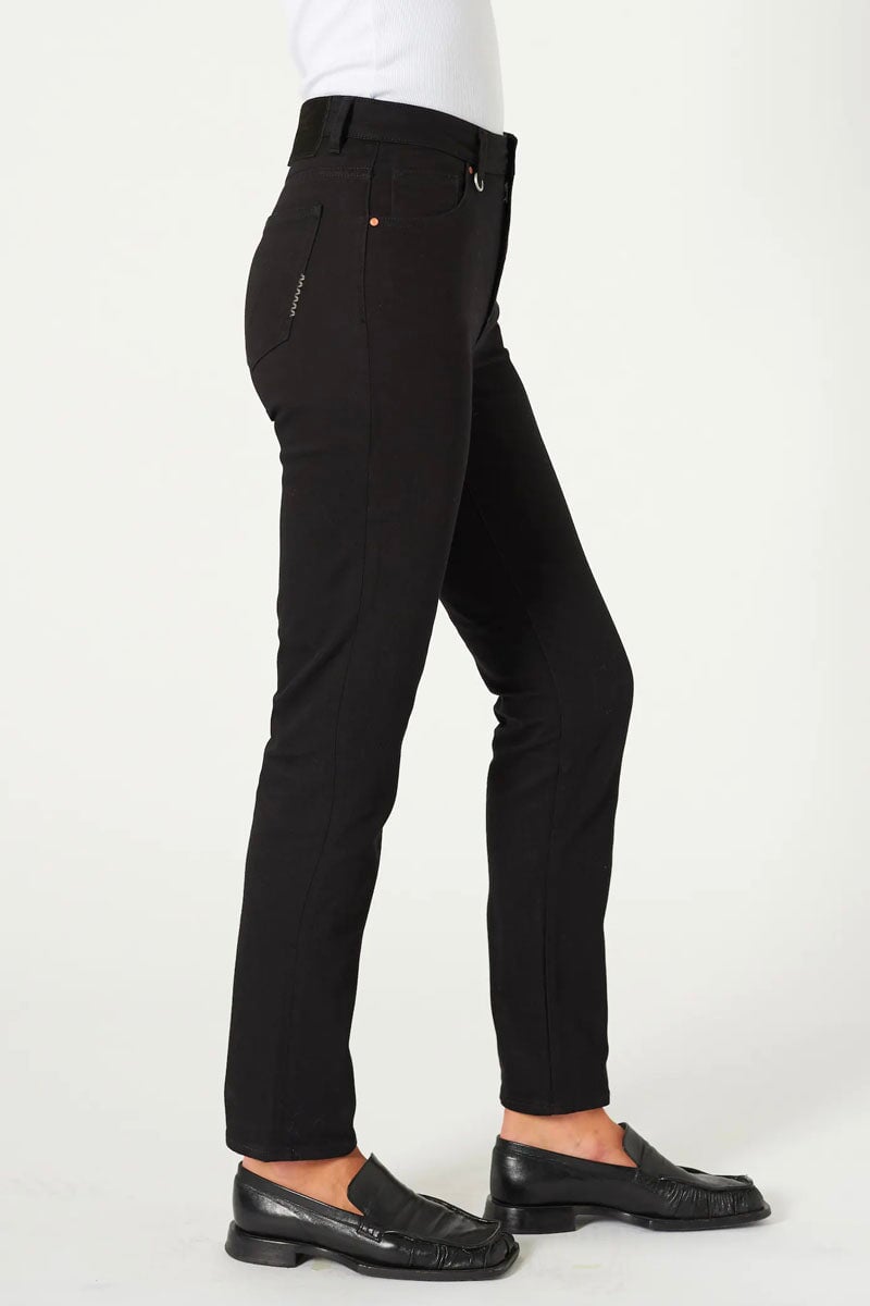 LEXI STRAIGHT STAY BLACK-JET BLACK Denim NEUW 