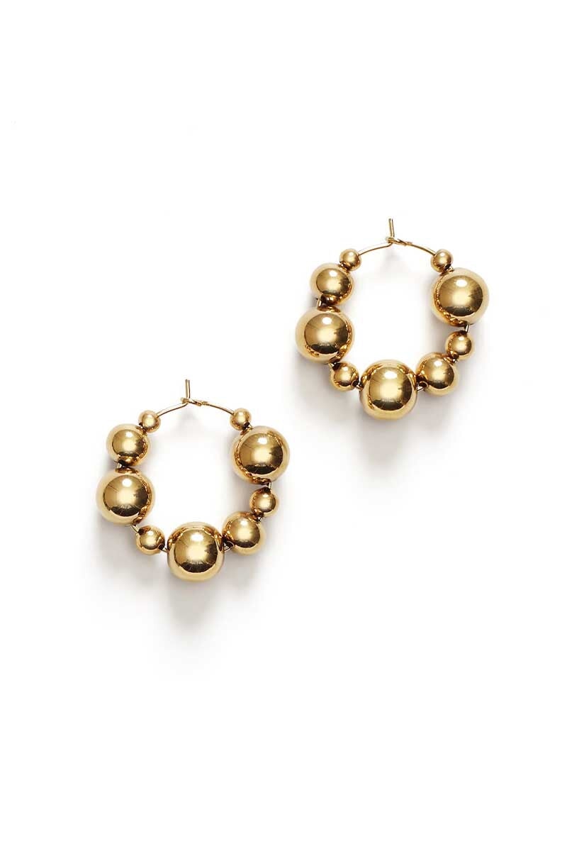 GOLDIE HOOP-GOLD Jewellery Anni Lu Uni Gold 
