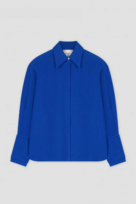 DOUBLE CUFF SHIRT-ULTRAMARINE BLUE Shirts Róhe 34 Ultramarine Blue 