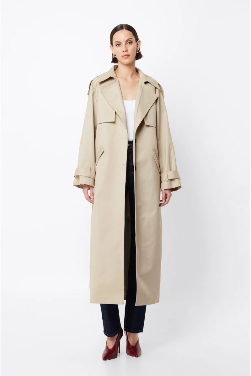 FRANKLIN TRENCH COAT-NATURAL Jackets MOSSMAN 