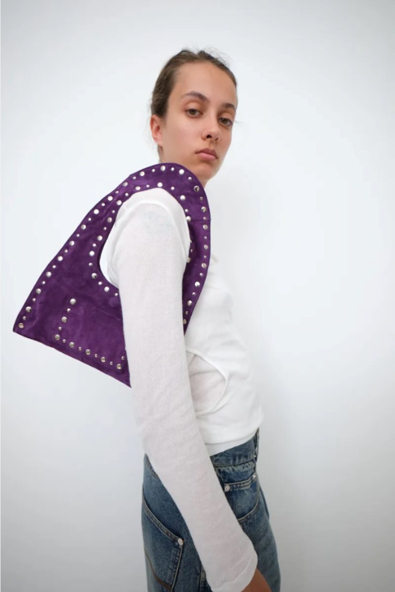 MINI FRANCA BAG-AUBERGINE Handbags Gimaguas 